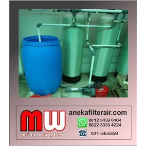 filter air sumur bor 2 tabung