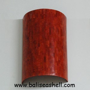 red coral art decor for wall lamp / dekorasi seni koral merah untuk lampu dinding