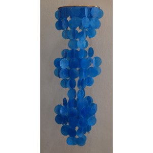 shell capiz wind chimes art / kerang capiz lonceng angin