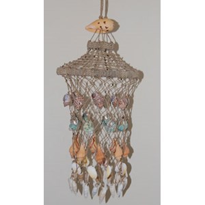 shell wind chimes small art / kerang lonceng angin kecil