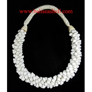 shell white jewelry native art decor / kulit putih perhiasan