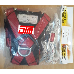 cig fall protection cig19451 - full body harness + cig19617 lanyard-1