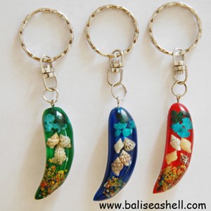 shell key ring / gantungan kunci kulit custom