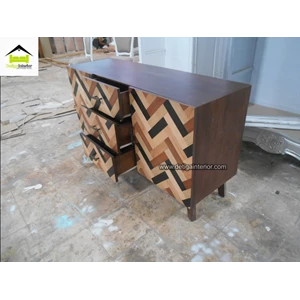 cabinet minimalis motif mewah kerajinan kayu
