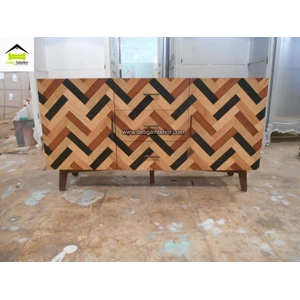 cabinet minimalis motif mewah kerajinan kayu-1