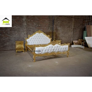 tempat tidur klasik mewah elegant kerajinan kayu
