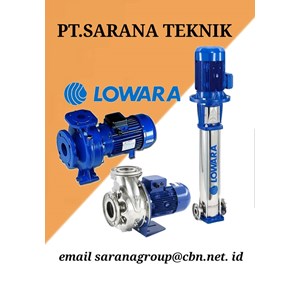 lowara pump submersible & centrifugal pump pt, sarana teknik