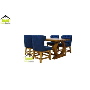 meja kursi makan terlaris anomora kerajinan kayu
