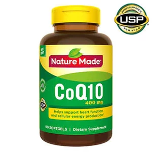 nature made coq10 400 mg., 60 softgels.