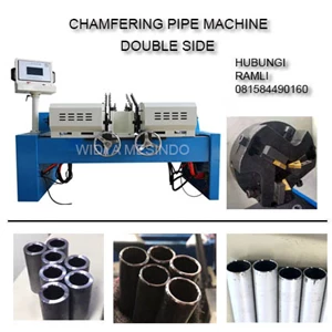 mesin chamfering pipa - double side