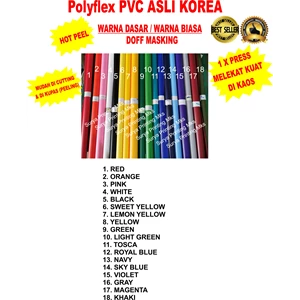 polyflex pvc korea warna dasar | polyflex |