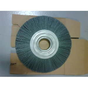 wheel brush abrasive nylon filament sikat roda silicon carbide sic
