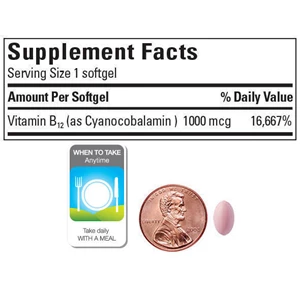 nature made vitamin b12 1000 mcg., 400 softgels.-5