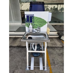 wastafel drum portable injak - type h