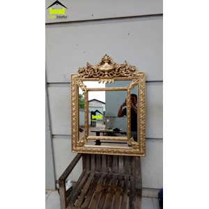 cermin klasik mewah terlaris kerajinan kayu-1