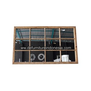 cermin minimalis rustic mindi wood kerajinan kayu-1
