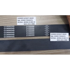 cummins 3106099 engine fan belt 3106099 v belt