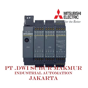 mitsubishi melsec ws plc (programmable logic controller) safety controller, powered by sick