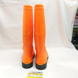 sepatu safety boot hunter orange safety boots hunter orange-3