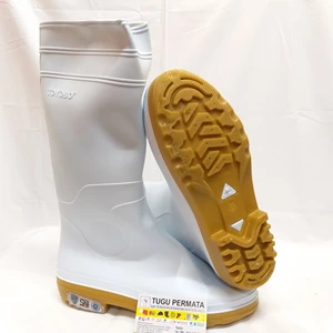 sepatu boot toyobo 8809 putih boots toyobo 8809 white-1