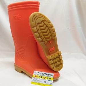 sepatu boot ando orange boots ando orange-1