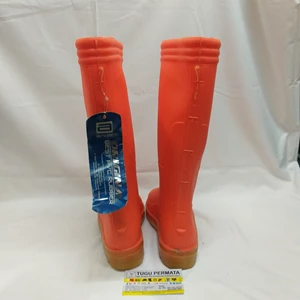 sepatu boot ando orange boots ando orange-4