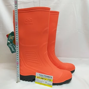 sepatu boot new era orange boots new era orange-2