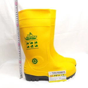 sepatu safety boot legion kuning safety boots legion yellow-2