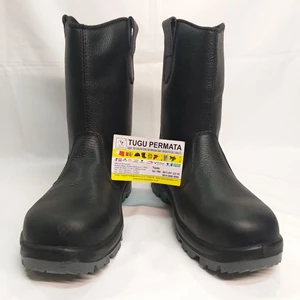 sepatu safety chettah 7288c hitam boots safety chettah 7288c black-2