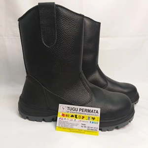 sepatu safety chettah 7288c hitam boots safety chettah 7288c black