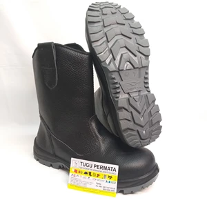 sepatu safety chettah 7288c hitam boots safety chettah 7288c black-1