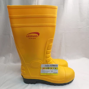 sepatu safety boot leopard kuning safety boots leopard yellow-1
