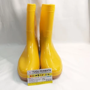 sepatu boots yumeida kuning pendek boots yumeida short yellow-2