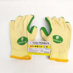 sarung tangan safety latex kain gosave