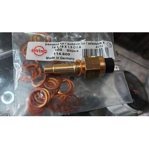 elring 114.600 114600 seal oil drain plug for ring vdo temperature sensor switch - made in germany