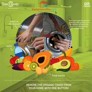 flash sale sinkgard waste sink disposer penghancur sisa sampah masakan-5
