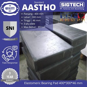 elastomeric bearing pad sigtech 400*300*46 mm