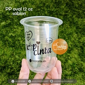 sablon gelas plastik pp oval kapsul-2