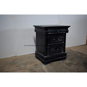 nakas bedside rustic new model kerajinan kayu-1