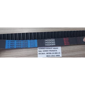 fan belt 1422v300 speed belt 1422 v300 v-belt 1422 v 300-4