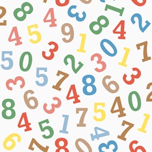 wallpaper dinding anak murah motif angka/numbers/uk 53 cm x 10m-6