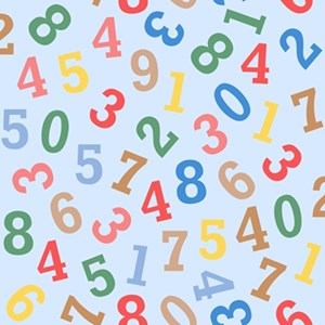 wallpaper dinding anak murah motif angka/numbers/uk 53 cm x 10m-4