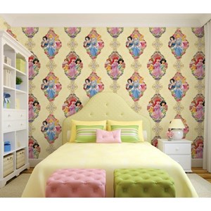 wallpaper motif kartun the princess/ wallpaper disney murah-2