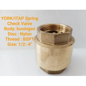 york spring check valve made in italy