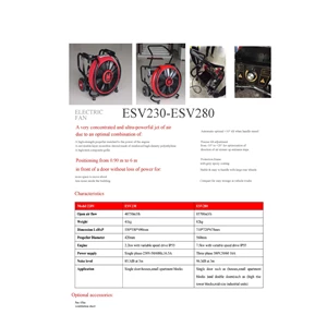 elektrik fan esv230-esv280