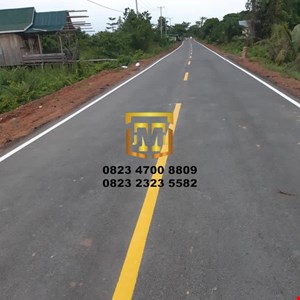 cat marka jalan kalimantan utara-3