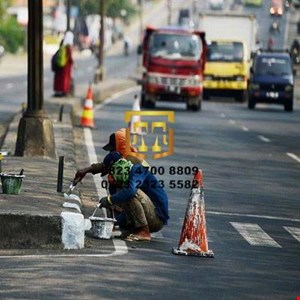 cat marka jalan kalimantan utara
