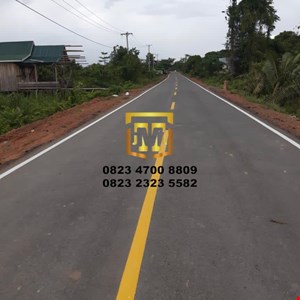 cat marka jalan kalimantan utara-2