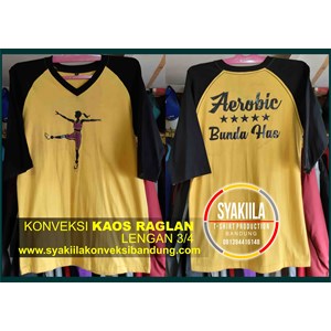konveksi kaos raglan sablon murah bandung