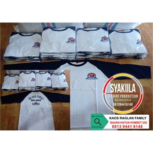 konveksi kaos raglan sablon flastisol bandung